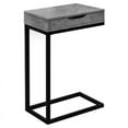 thumbnail image 2 of Home Square Specialties 1-Drawer C-shaped Metal Accent Table in Gray - Set of 2, 2 of 6