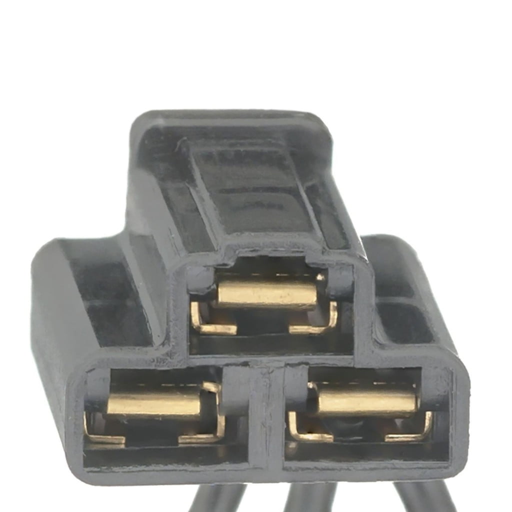 CarLights360 For Geo Tracker 1991 Electrical Connector | Plastic | Metal Contact Terminal Material | Blade Terminal | Push On Attachment Method | Square Connector | Replacement For 2962510, 12125637