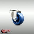 thumbnail image 2 of 3.5 Inch 316SS Solid Polyurethane Wheel Swivel Bolt Hole Caster Service Caster, 2 of 2