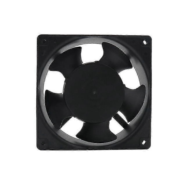 High-temperature Axial Fan For Fireplace - Insertable, Metal Blades, Silent, Universal (120 X 120 X 38mm)