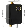 thumbnail image 3 of Home Electric Tankless 3KW Water Heater Intelligent Control Instant Hot Shower Kitchen Heater LED Display, 3 of 18