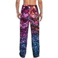 thumbnail image 6 of Mens Pajama Pants, Heart Confetti on Glitter Soft Sleep & Lounge Pants for Men, Cuteness Casual PJ Bottoms Pants with Pockets, 6 of 7