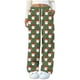 thumbnail image 2 of Puyaiuu Women's Christmas Plush Pajama Pants with Pockets Adjustable lacing, Soft Fleece Lounge Pants Holiday Print Gift, 2 of 5