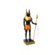 thumbnail image 1 of Ptc Figura de pie de perro egipcio Anubis, color dorado y negro, 11,88 pulgadas, 1 of 5
