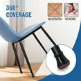 thumbnail image 5 of 24 Pcs Chair Leg Floor Protectors for Hardwood Floors, Silicone Felt Chair Leg Caps (Large Fit 1.2"-1.6", Round, Black), 5 of 6