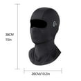 thumbnail image 2 of Fewfanhot Men Women Outdoor Thermal BalaclavaMask Full Coverage Head & Neck Warmer, Fleece Lined Windproof Mask for Sports & Cycling, 2 of 5