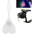 thumbnail image 1 of Luz trasera de bicicleta Luces de bola de bicicleta Flash LED Luz trasera de seguridad nocturna Impermeable Silicona Advertencia trasera Ciclismo nocturno Luz de fondo Colorido, 1 of 5