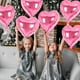 thumbnail image 1 of 10 globos de aluminio con forma de corazón para San Valentín, cumpleaños, bodas, compromisos, baby showers, decoraciones para el Día de San Valentín. Juego de globos de película de aluminio., 1 of 6
