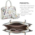 thumbnail image 6 of Dasein Women Large Satchel Handbag Shoulder Purse top Handle Work Bag Tote with Matching Wallet, 6 of 8