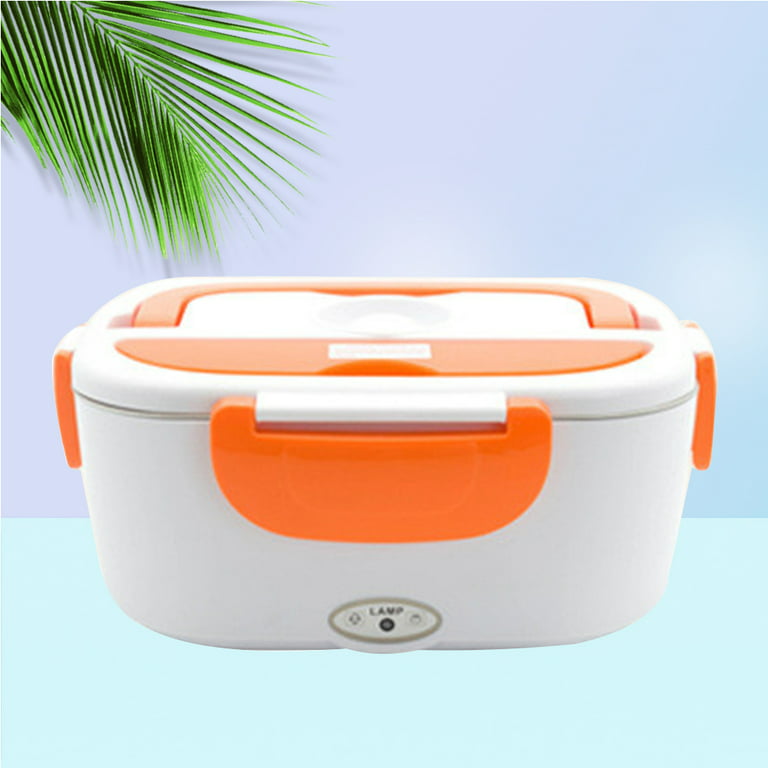 HOUFIY 60W Electric Lunch Box Food Heated,12V 24V 110V 1.8L Portable Food Warmer  Heater for Car/Home/Office 