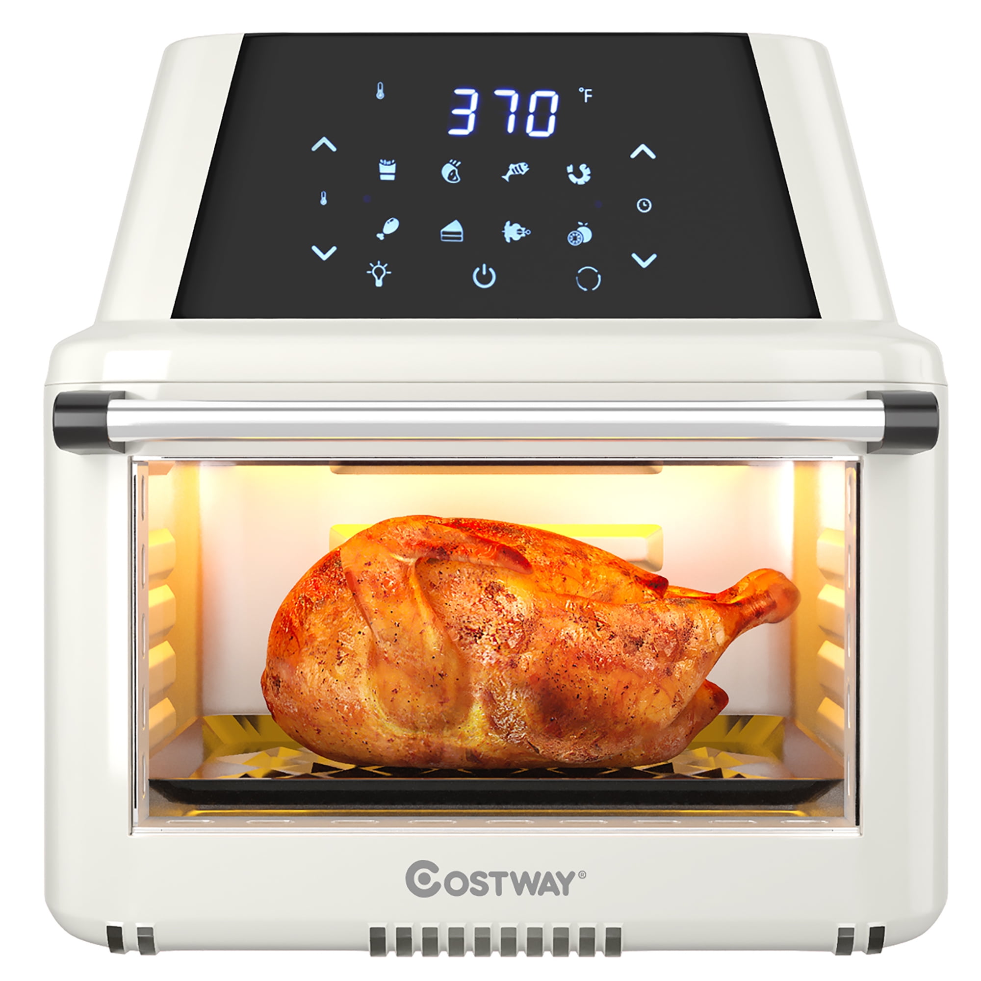 Costway 19 QT Multifunctional Air Fryer Oven Dehydrator Rotisserie w