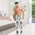 thumbnail image 6 of FORMRS Mens Pajama Pants with Pockets Soft Cotton Sleepwear Lounge Bottoms, Sizes S-2XL, Gray Cute Cats, 6 of 7