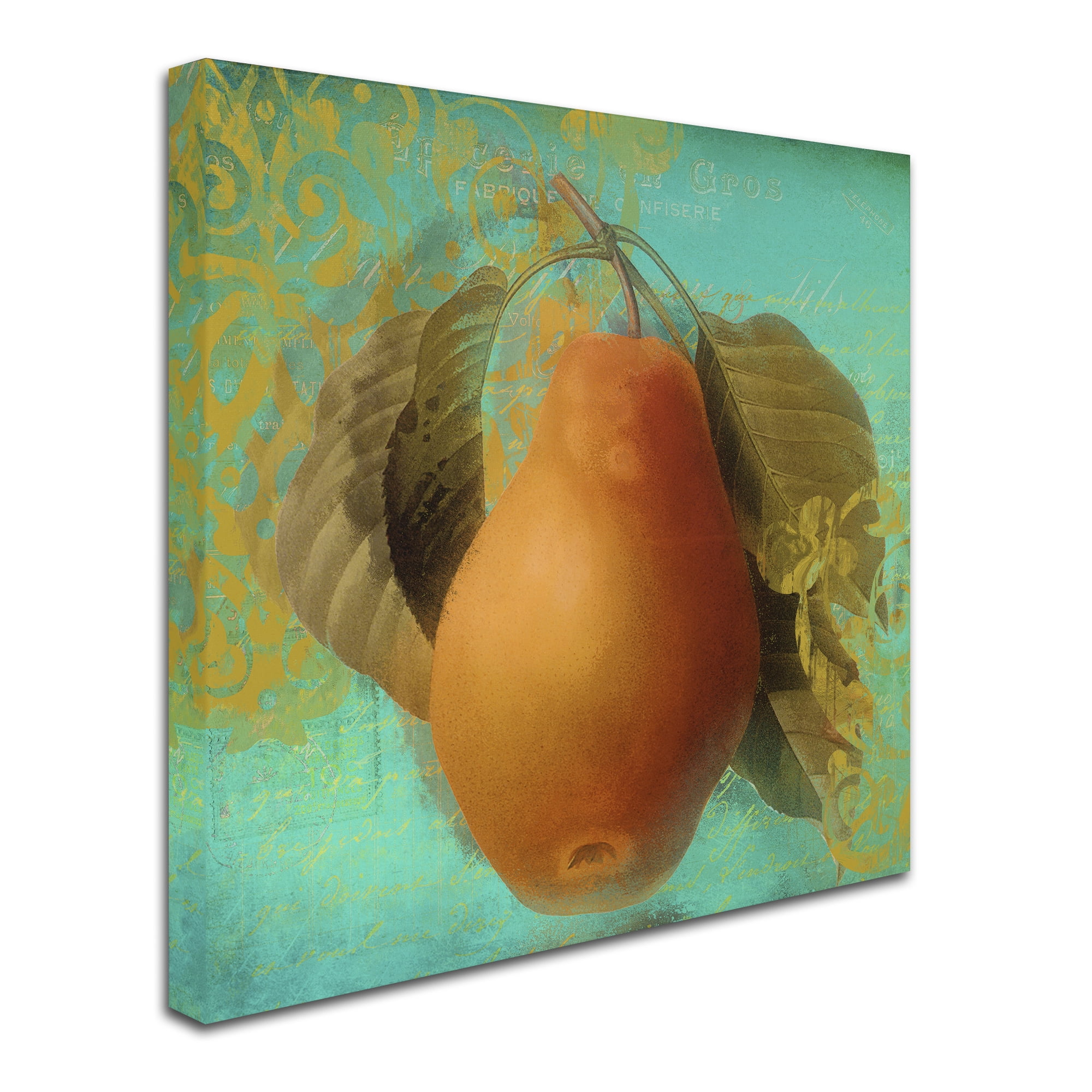 Trademark Fine Art "Glowing Fruits IV" Canvas Art by Color Bakery