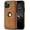 Brown, variant on For Apple iPhone 11 Pro Max (6.5'') Case Luxury Leather Business Vintage Elegant Slim Non-Slip Soft Grip Shockproof Protective Cover