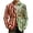 Green%GC100, variant on CONZONE Carnival Mens Corduroy Blazer Casual Suit Jacket for Men Funny Clown Embroidery Two Buttons Elegant Slim Fit Dress Jacket for Performance,Prom,Wedding