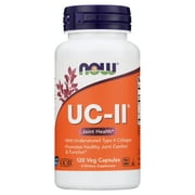 NOW Supplements, UC-II Type II Collagen with Undenatured Type II Collagen, 120 Veg Capsules