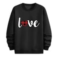 thumbnail image 6 of Stamzod Valentines Pullover Sweatshirts for Men Lover Heart Print Long Sleeve Tops Casual Crewneck Sweatshirt Men Plus Size Clothes Black F L, 6 of 6