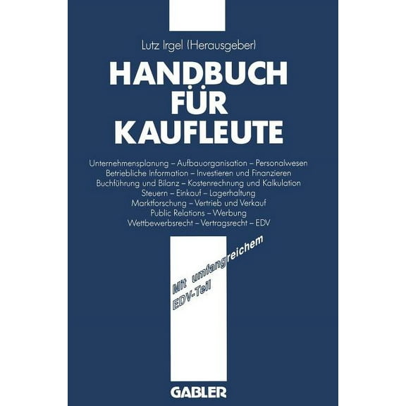 Handbuch Für Kaufleute, (Paperback)