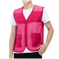 thumbnail image 1 of Cameland Plus Size Men Vest Tops Solid-Color Convenient Mesh Outdoor Breathable Zipper Pockets V-Neck Tank Top, 1 of 7