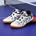 thumbnail image 5 of OnyxTrek Kids Badminton Shoes Youth Tennis Training Sneakers with Dial Closure | White Black, 6 Youth, 5 of 11