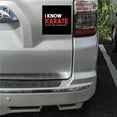 thumbnail image 2 of DistinctInk Custom Bumper Sticker - 8" x 8" Decorative Decal - Black Background - I Know Karate and Only 2 Other Japanese Words, 2 of 2