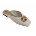 thumbnail image 2 of Sam Edelman Lin Radiant Women's Ivory Patent Mule 7M, 2 of 3