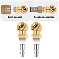 thumbnail image 2 of Riwesomey Conector de válvula de aire portátil de 2 piezas, inflado rápido y sin complicaciones, ampliamente fácil de duradero Herramientas eléctricas, 2 of 6