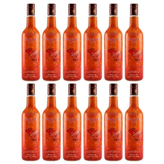 Pack de 12 Licor de Vodka Vadok Tamarindo 750 ml Tamarindo