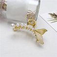 thumbnail image 4 of Pinces à Cheveux Strass 2 Pcs Fausses Perles Attrape-Cheveux Barrettes Pinces à Mâchoires, 4 of 10