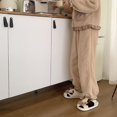 thumbnail image 3 of Adult cotton slippers cow slippers ladies warm plush slippers animal slippers, 3 of 5