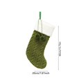 thumbnail image 6 of Christmas Stockings, Classic Xmas Stocking with Hanging Loop, Gift Bag for Fireplace Mantel, Tree and Family Holiday Decor, 6 of 6
