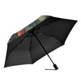 thumbnail image 2 of FORMRS Travel Umbrella Folding Auto Open Close Windproof Rain UV Protection, Happy Ghost, 2 of 8