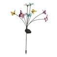 thumbnail image 4 of Lámpara decorativa de mariposa con luces LED solares para jardín y patio. Luz de colores 8 cabezas, 4 of 9