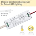 thumbnail image 4 of LED Power Supply 24-Watt Standard Driver 24-Volt Transformer, 4 of 5