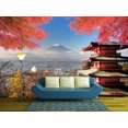 thumbnail image 1 of wall26 - Mt. Fuji with Fall Colors in Japan for Adv or Others Purpose Use - Removable Wall Mural | Self-adhesive Large Wallpaper - 100x144 inches, 1 of 5