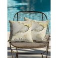 thumbnail image 4 of Outdoor Pillows Waterproof, Marble Yellow Bedding Throw Pillows with Insert for Couch Sofa Bed, Modern Abstract Ink Painting Luxury 16x16 Inch Pillowcases Decorative Camping Patio Pillow Set of 2, 4 of 8