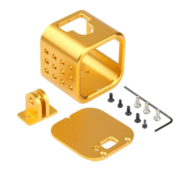Carcasa protectora de aluminio CNC para GoPro Hero 4/5 Session Oro