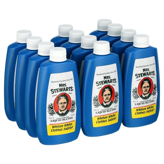 Mrs. Stewart's Concentrated Liquid Bluing, 8 fl oz (12 pack) (Bundle)