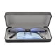 thumbnail image 2 of Gafas con media montura metálica SANHOOPOLO que bloquean la luz azul, 2 of 9