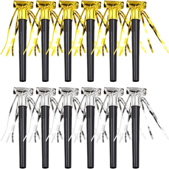 CYFW 20Pcs Party Blowers Noisemakers Party Blowouts Horns Party Favors Blowers New Years Eve Party Supplies Funny Fringed Whistles