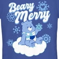 thumbnail image 2 of Junior's Care Bears Christmas Grumpy Bear Beary Merry  Graphic Tee Royal Blue 2X Large, 2 of 3
