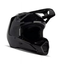 Fox V1 Solid Helmet (Md, Black)