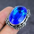 thumbnail image 2 of Natural Blue Topaz Gemstone 925 Sterling Silver Jewelry Ring Size 8.5, 2 of 2