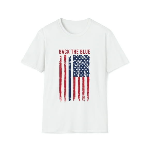 Back The Blue Shirt, Support Police T-Shirt, Honor Law Enforcement T-Shirt