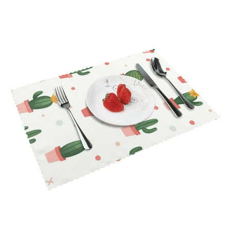 

Cartoon Cat Animal Placemats For Dining Table 12 X 18 Inch Seasonal Holiday Decoration Rustic Vintage Washable Table Mats Set Of 4