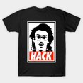 thumbnail image 1 of Hack Cyberpunk Technology Sarcastic Computer Coder Graphic Art Unisex T-Shirt, up to size 3XL., 1 of 4