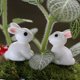 thumbnail image 4 of Rabbit Farmhouse Decor mini resina Accesorios de musgo suministros de fiesta Decoraciones de Pascua Artes y manualidades creativas para uso doméstico Inevent HA060106-00, 4 of 7