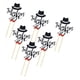 thumbnail image 4 of 6x Cake Topper Card Decoration Supplies para 40 Yuyangstore Toppers de magdalenas hawaianas, 4 of 8