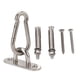 thumbnail image 1 of Hardware de montaje en techo para sillas colgantes, ganchos de techo Ganchos de techo de acero inoxidable Kit para colgar hamacas Logre más, 1 of 9