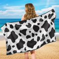 thumbnail image 6 of XYZCANDO Cow Print Pattern Sweatproof Car Seat Cover Towel for Running Workout Yoga, Machine Washable Soft Car Seat Towel Cover, 6 of 11